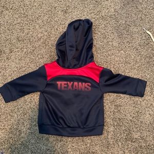Kids Houston Texans zip up hoodie